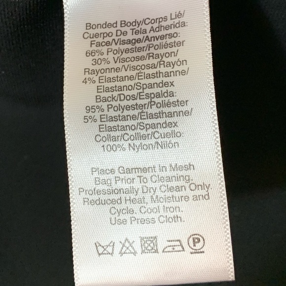 DKNY Pinstripe Black Fitted Blazer Jacket - Picture 8 of 10